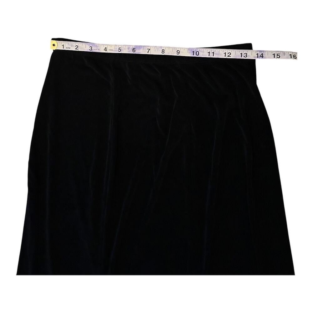 Women’s Medium Lightweight Ankle length Black A-line Lagenlook Skirt - Picture 3 of 5